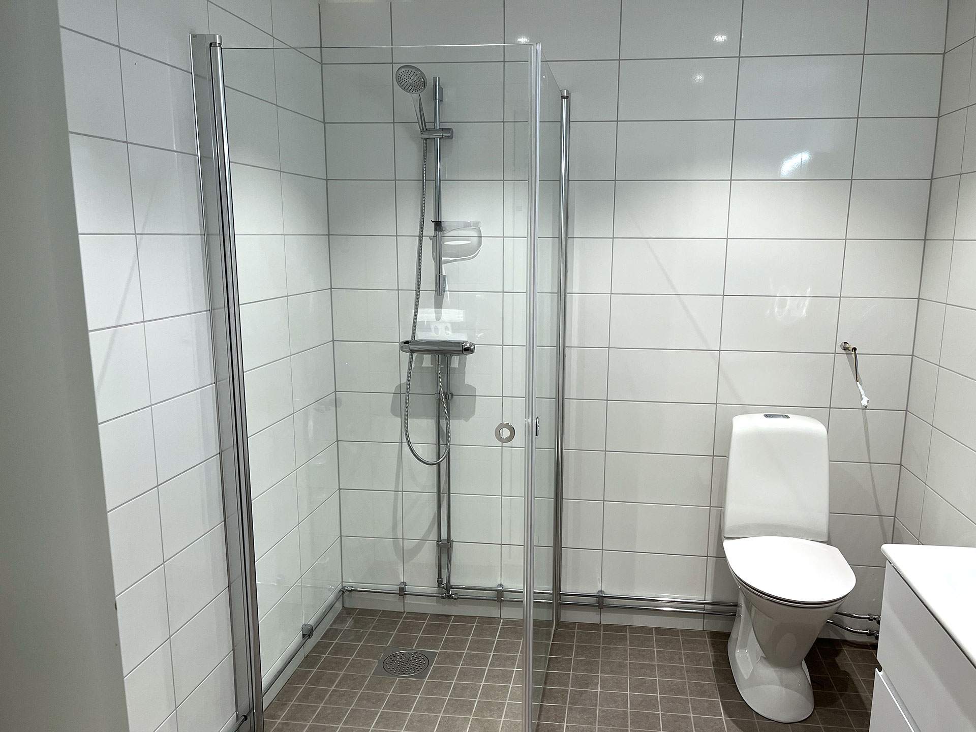 Nyrenoverade badrum i Vendelsö