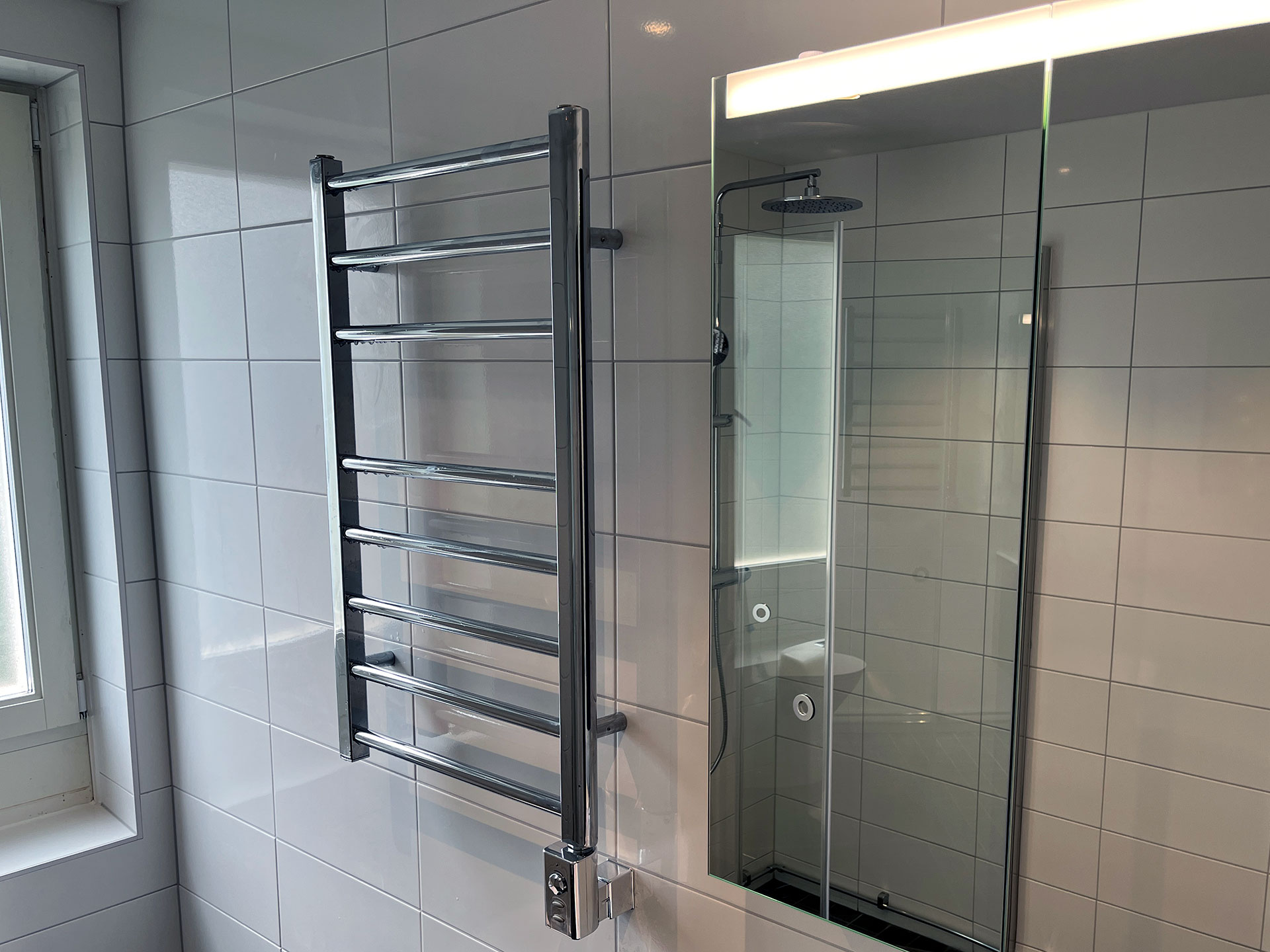 Nyrenoverade badrum i Vendelsö